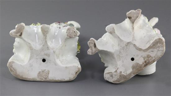 Two Derby classical groups emblematic of Spring & Autumn, c.1758, h. 26cm